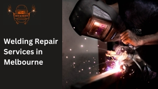 Welding Repair Services in Melbourne