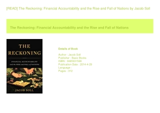 [READ] The Reckoning Financial Accountability and the Rise and Fall of Natio