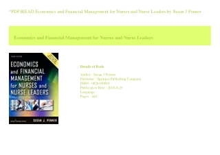 *PDF)READ Economics and Financial Management for Nurses and Nurse Leaders  b