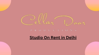 Studio On Rent in Delhi