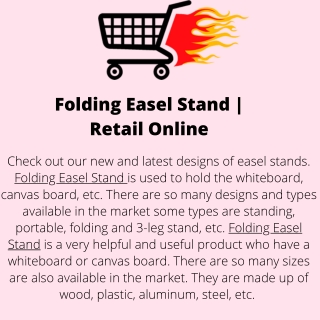 Folding Easel Stand  Retail Online (1)