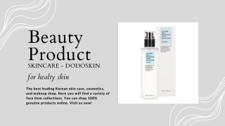 Beauty Product SKINCARE - DODOSKIN