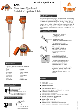 Capacitance Type Level