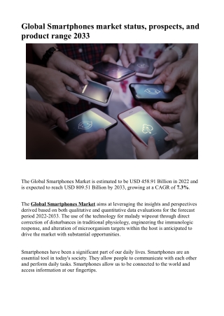 Smartphones market