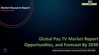 Pay TV Market to Reach US$ 209.0 billion by 2030