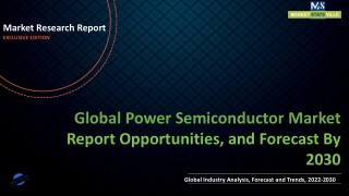 Power Semiconductor Market Worth US$ 25.3 billion by 2030