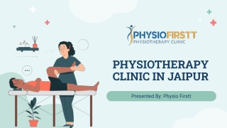 The Best Physiotherapy Clinic in Jaipur