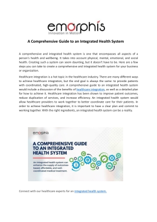 Integrated Health System