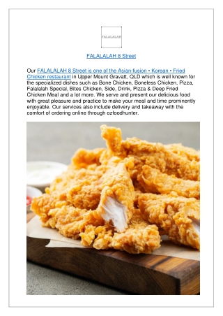 Upto 10% offer at FALALALAH 8 Street Restaurant- Order Now!!