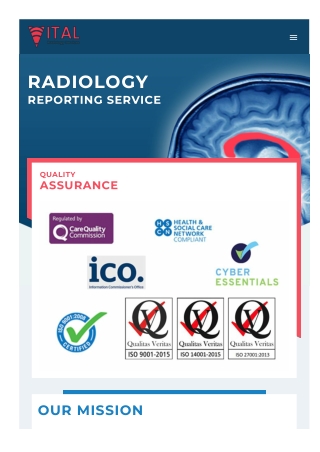 High quality teleradiology reporting services UK - Vital Radiology Services