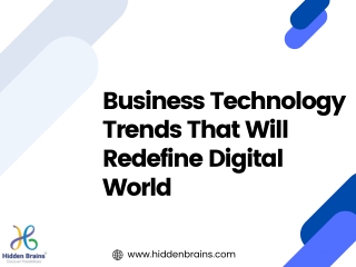 Top Business Technology Trends