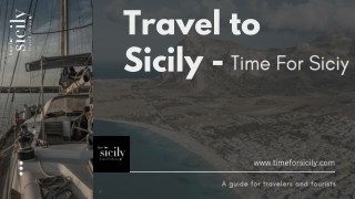 Travel To Sicily - Time For Siciy