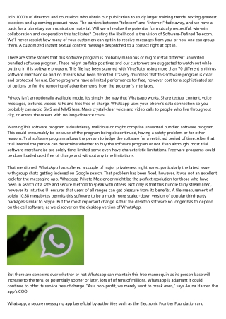 Obtain Whatsapp 5 230 For Windows