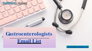 Gastroenterologists Email list