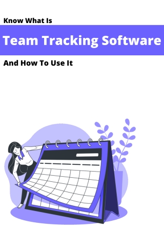 Team Tracking Software