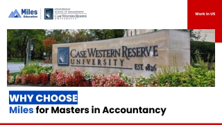 Why Choose Miles for Masters in Accountancy