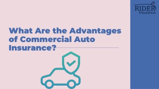 What Are the Advantages of Commercial Auto Insurance?