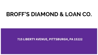 Your Go-To Diamond Pawn Shop For The Best Loans