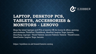 Laptop, Desktop PCs, Tablets, Accessories - Lenovo
