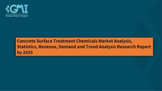 Concrete Surface Treatment Chemicals Market Trends 2022