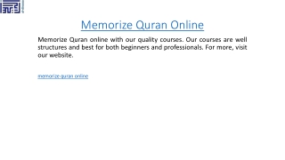 Memorize Quran Online  En.al-dirassa.com