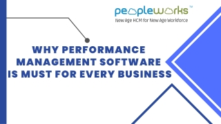 WHY PERFORMANCE MANAGEMENT SOFTWARE IS MUST FOR EVERY BUSINESS