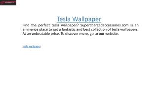 Tesla Wallpaper  Superchargedaccessories.com