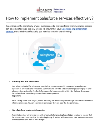 How to Select the Best Salesforce Implementation Companies in India