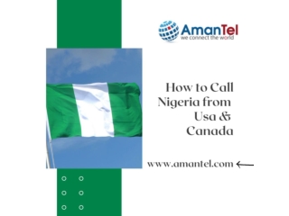 Affordable Charges to Call Nigeria from USA