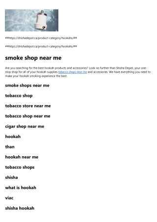 hookah