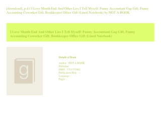 [download]_p.d.f I Love Month End And Other Lies I Tell Myself Funny Account