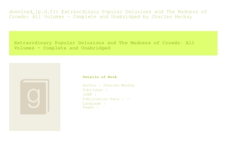 download_[p.d.f]) Extraordinary Popular Delusions and The Madness of Crowds