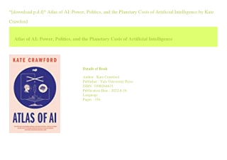 ^[download p.d.f]^ Atlas of AI Power  Politics  and the Planetary Costs of A