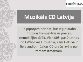 Muzikāls CD Latvija