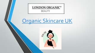 Organic Skincare UK