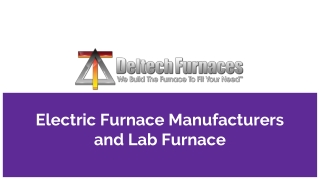 Electric Furnace Manufacturers and Lab Furnace