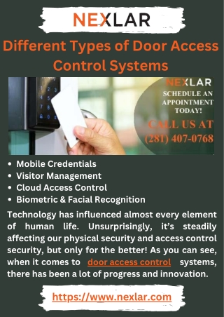 Different Types of Door Access Control Systems