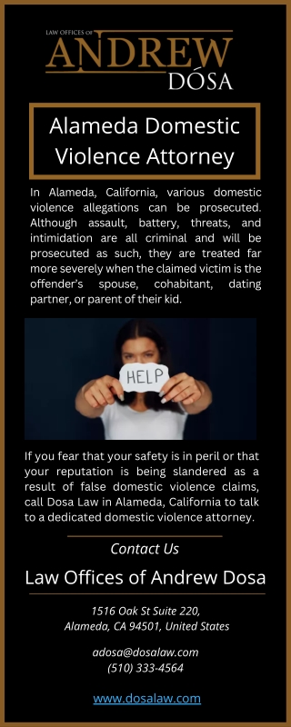 Domestic Violence Lawyers in Alameda, California