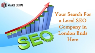 Your Search For a Local SEO Company in London Ends Here