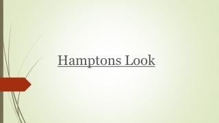 Hamptons Look Book for Inspiration in Design