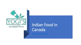 Indian Food in Canada