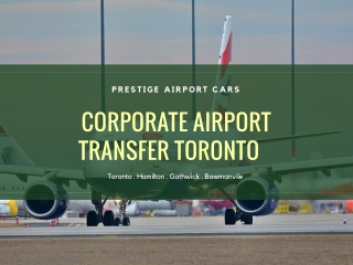 Airport transfer Toronto