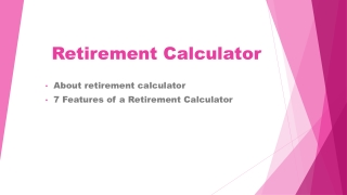 Calculator for Retirement Planning and Pension | Motilal Oswal