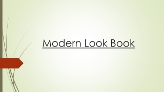 The Modern Look Book That Provides Inspiration for Home Designs