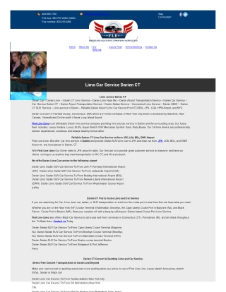 Limo  Service Darien CT
