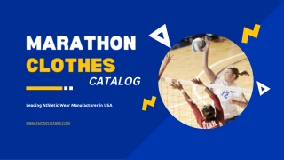 Marathon Clothes Products Catalog