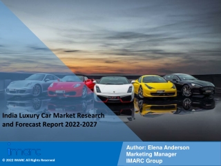 India Luxury Car Market PDF | Growth | Trends | Forecast to 2022-2027