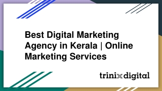 Best Digital Marketing Agency in Kerala - Online Marketing Services