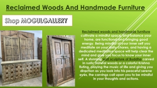 Reclaimed Wood Armoires, Artistic Furniture