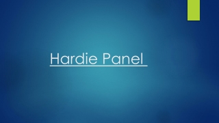 Hardie Panel, a Floor Substrate Made of Compressed Fibre Cement